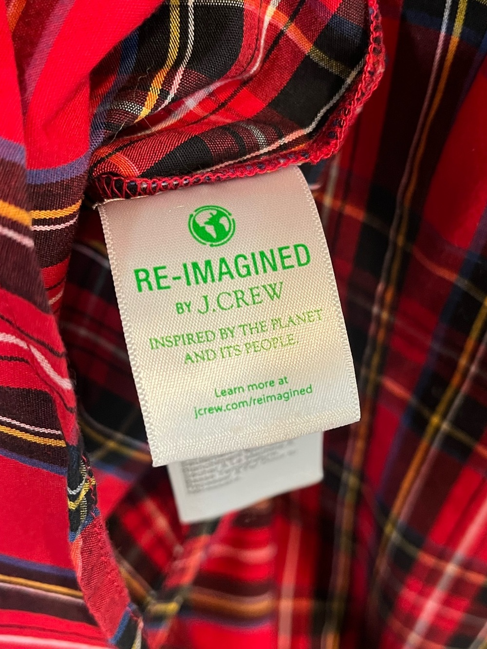 J.Crew Tartan Red Plaid Sleeveless Top - Medium - Picture 5 of 7